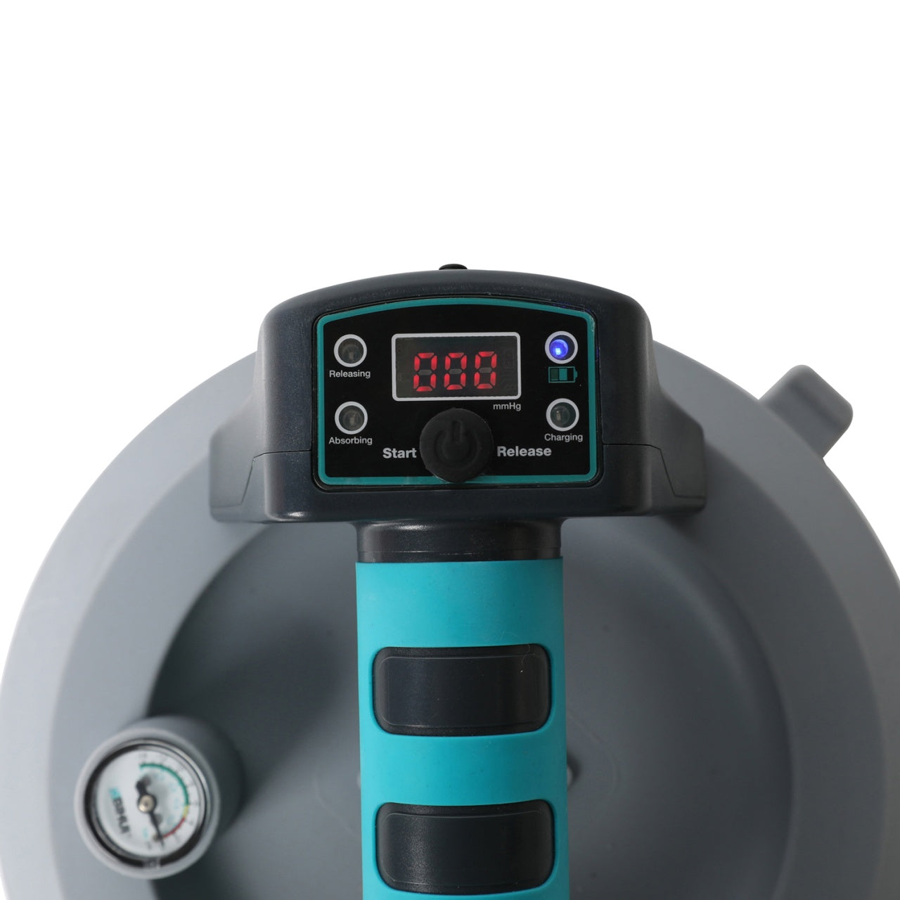 Acumulator pentru ventuza Heavy Duty cu vacuum, afișaj digital si acumulator, pt. plăci texturate - Ø200mm - BIHUI-SCBC8-BAT