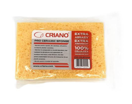 Burete din celuloza Extra Abraziv, Extra Absorbant, 140x90x40mm - CNO-CELSPONG