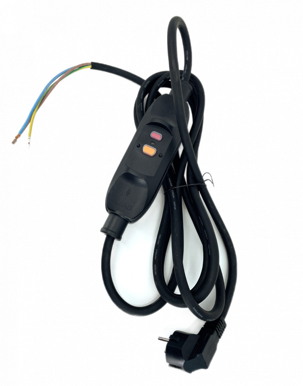 Cablu de alimentare 230V 16A IP66 cu stecher si siguranta PRCD, intrerupator de protectie personala pentru scule KEDU PD22A - CNO-CK-PRCD-cablu