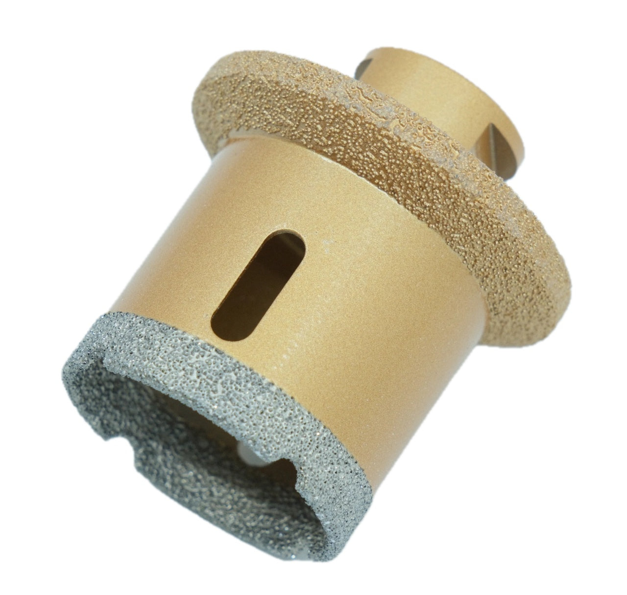 Carota Diamantata pentru ventil scurgeri in gresie portelanata, piatra, compozit, - diam. 45mm, 60mm 60° - Premium - DXDY.GOLDrill.45-6060deg