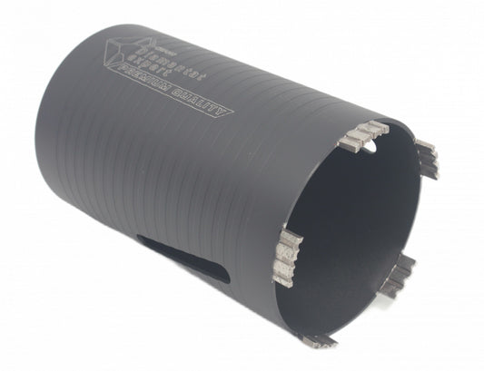 Carota diamantata PREMIUM Ø117mm x 180mm x M16 pentru gaurire Beton armat, Zidarie, Granit - DXDY.P0117.117