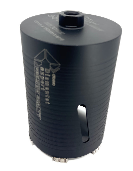 Carota diamantata PREMIUM ø132mm x 180mm x M16 pentru gaurire Beton armat, Zidarie, Granit - DXDY.P0117.132