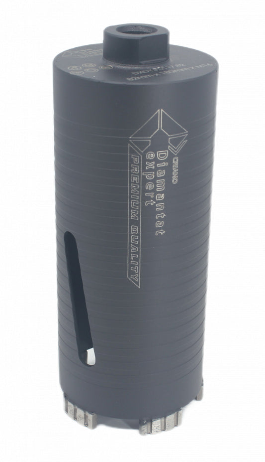 Carota diamantata PREMIUM ø82mm x 180mm x M16 pentru gaurire Beton armat, Zidarie, Granit - DXDY.P0117.82