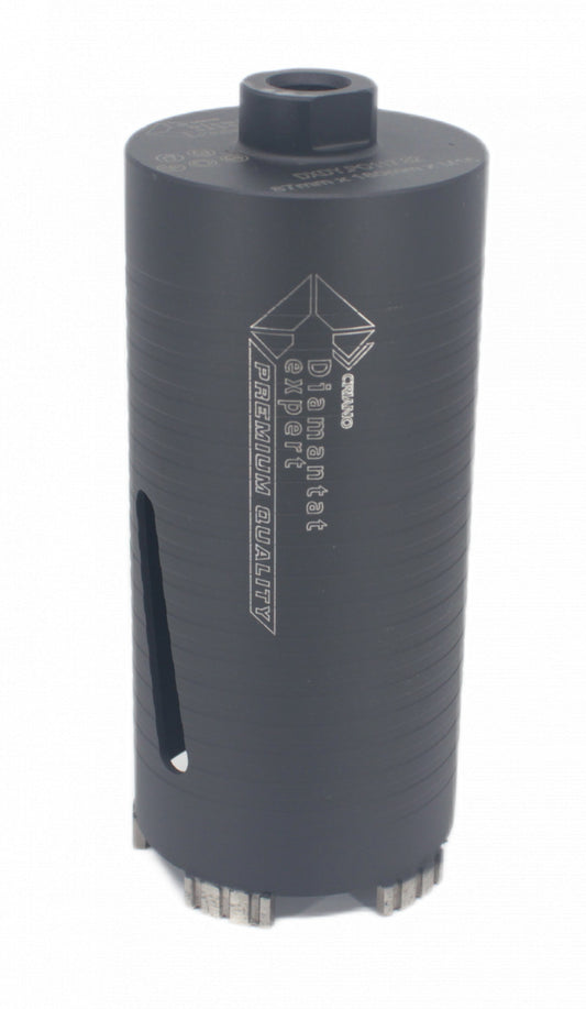 Carota diamantata PREMIUM ø87mm x 180mm x M16 pentru gaurire Beton armat, Zidarie, Granit - DXDY.P0117.87