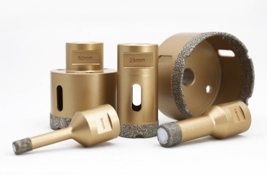 Carota diamantata pt. gresie portelanata & piatra - diam. 100mm - Premium - DXDY.GOLDrill.100