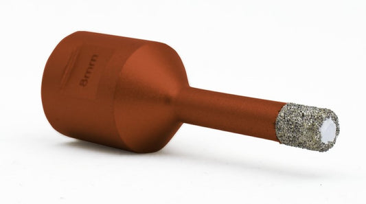 Carota diamantata pt. gresie portelanata & piatra - diam. 10mm -cu ceara- Profesional Standard - DXDY.REDrill.10