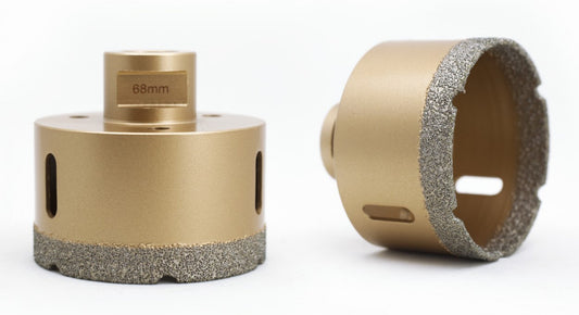 Carota diamantata pt. gresie portelanata & piatra - diam. 75mm - Premium - DXDY.GOLDrill.75