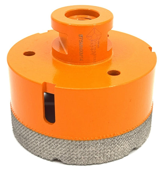 Carota diamantata pt. placi dure & gresie portelanata - diam. 75mm - 3DTECH - Super Premium - DXDY.NEODRILL.75