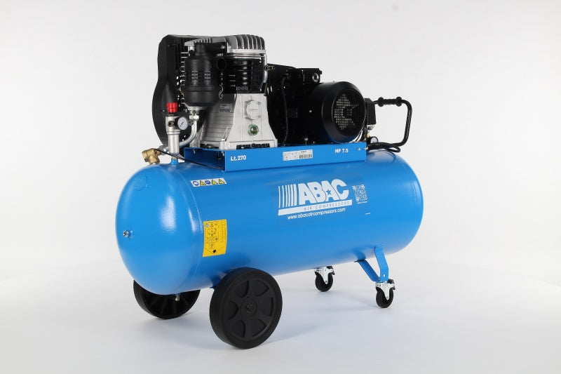 Compresor de aer cu piston - 400V, 5.6 kW, 827 L/min, 10 bari - Rezervor 270 Litri - ABAC-PRO-B6000/270-CT7.5-V400-CE