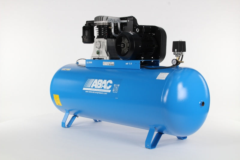 Compresor de aer cu piston - 400V, 5.6 kW, 827 L/min, 15 bari - Rezervor 500 Litri - ABAC-PRO-B6000/500-FT7.5-V400-15B