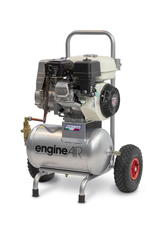 Compresor de aer cu piston, motor Honda - 3.5 kW, 275 L/min, 10 bari - Rezervor 20 Litri - ABAC-engineAIR-5/20-10-Petrol