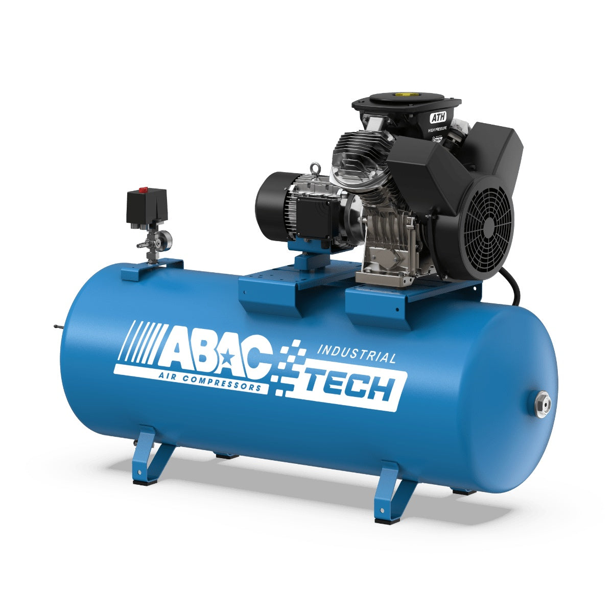 Compresor de aer, Industrial cu piston - 400V, 4 kW, 402 L/min, 15 bari - Rezervor 270 Litri - ABAC-ATH-5.5-270-15-400/3/50-YD-CE