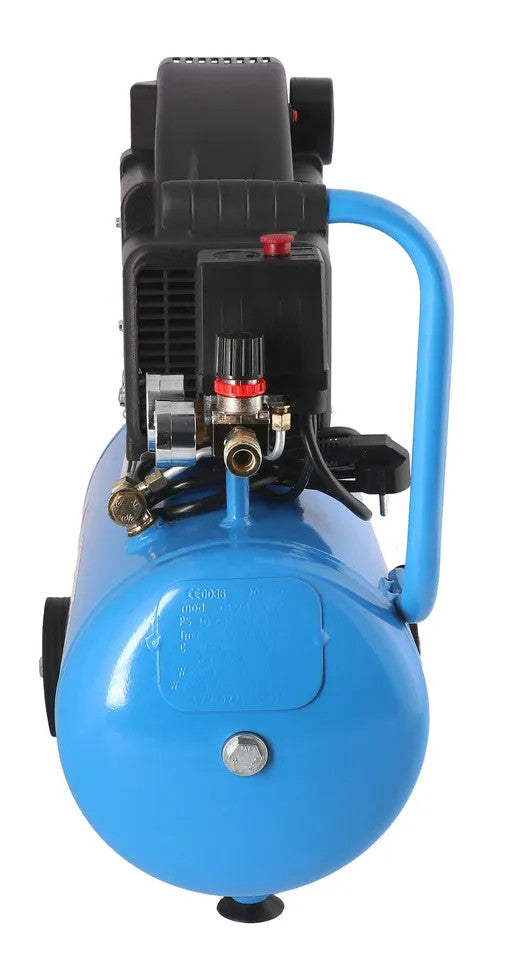 Compresor de aer profesional cu piston - Blue Series 1.1kW, 150L/min, 8 bari - Rezervor 24 Litri - AirPress-HL150/24-36744E