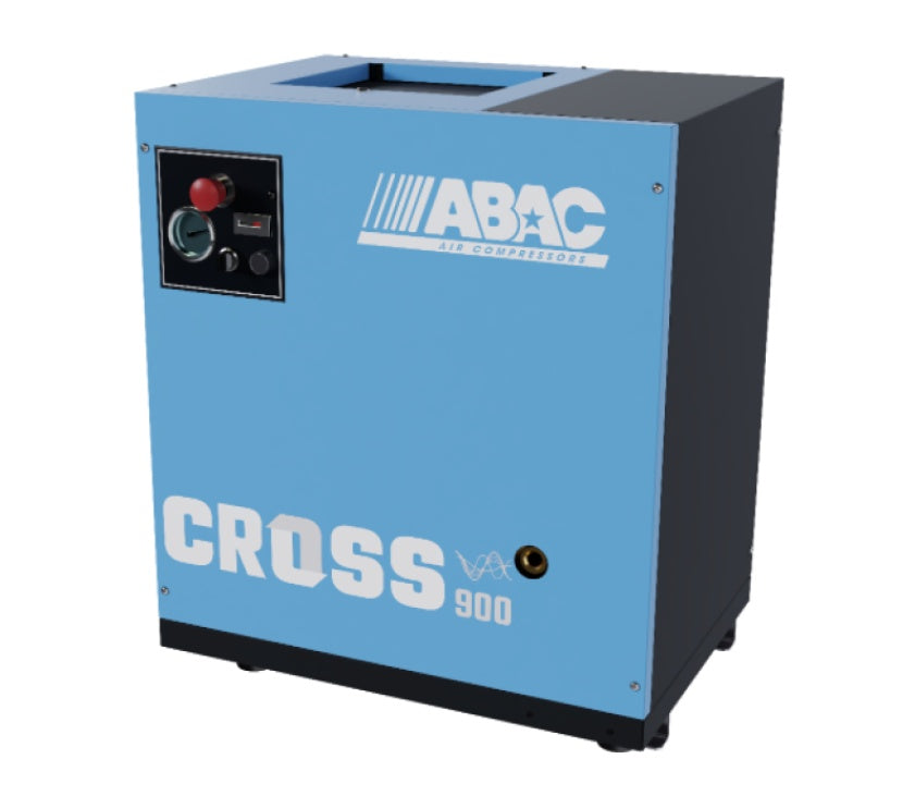 Compresor de aer profesional cu surub - 7.5 kW, 900 L/min, 10 bari - ABAC-CROSS-900-10-400/50-MEBB