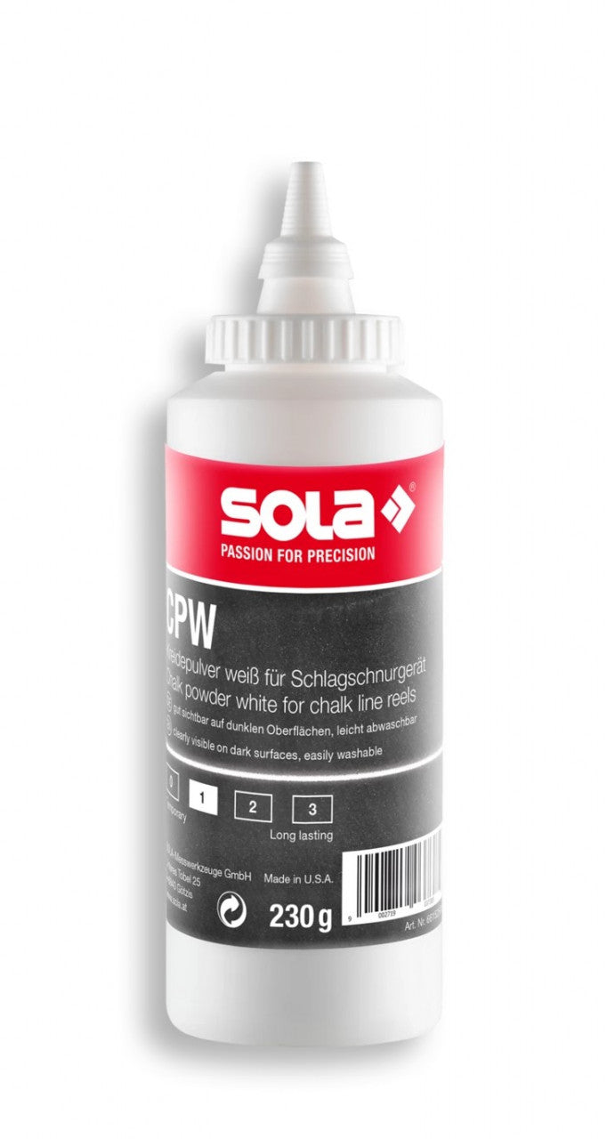 Creta de marcare pt. aparate de trasare cu sfoara, alb CPW, 230gr - Sola-66152501