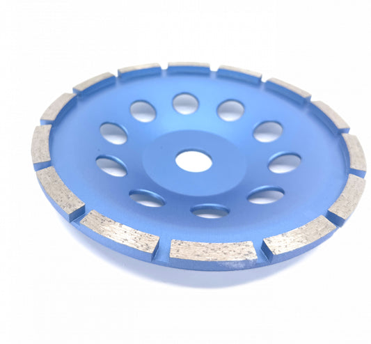 Disc cupa diamantata pentru slefuire Beton/Abrazive 180x22,2mm Standard Profesional - BlueLine - DXDY.BLEC.180