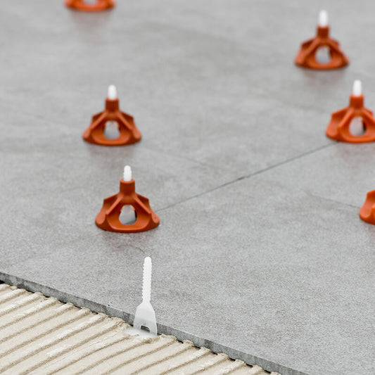 Distantiere autonivelare RLS VITE pt. gresie, faianta si placi - Rost de 1.5mm - 300 buc - Raimondi-180VB015FC0300