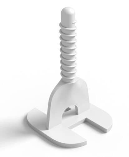 Distantiere autonivelare TWIST pt. gresie, faianta si placi - Rost de 1 mm - 100 buc - XLEV-TWC1100