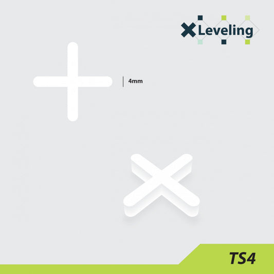 Distantiere ( Cruciulite ) pt. placi - gresie si faianta - Rost 4 mm - 500 buc - XLEV-TS4-500