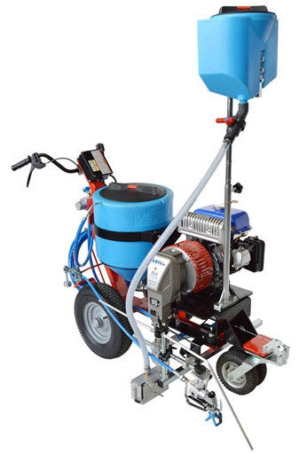 Echipament airless pentru trasat marcaje rutiere Zeus (Gravity 50 lt) - Larius