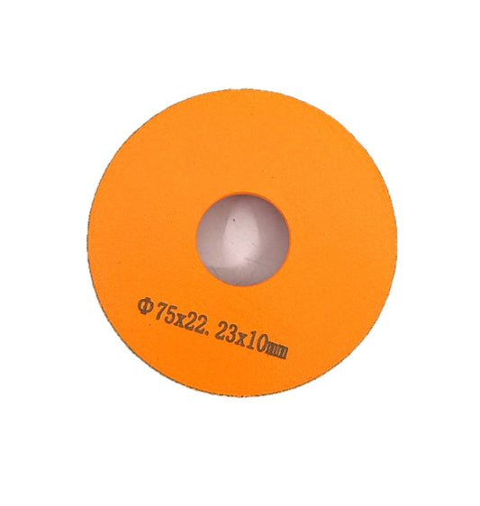 Freza diamantata pentru profilare granit, marmura, gresie Profil Semicerc Full Bullnose exterior, R-5mm, ∅75x22,23mm - DXDY.FPP.BN10