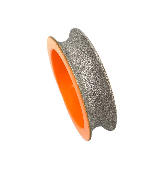 Freza diamantata pentru profilare granit, marmura, gresie Profil Semicerc Full Bullnose exterior, R-15mm, ∅75x22,23mm - DXDY.FPP.BN15