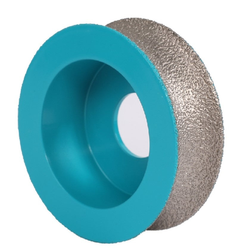 Freza diamantata pentru profilare granit, marmura, gresie Profil Semicerc exterior, R-20mm, ∅75x22,23mm - BIHUI-DGW320