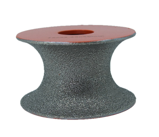 Freza diamantata pentru profilare granit, marmura, gresie Profil Semicerc Full Bullnose exterior, R-20mm, ∅75x22,23mm - DXDY.FPP.BN40