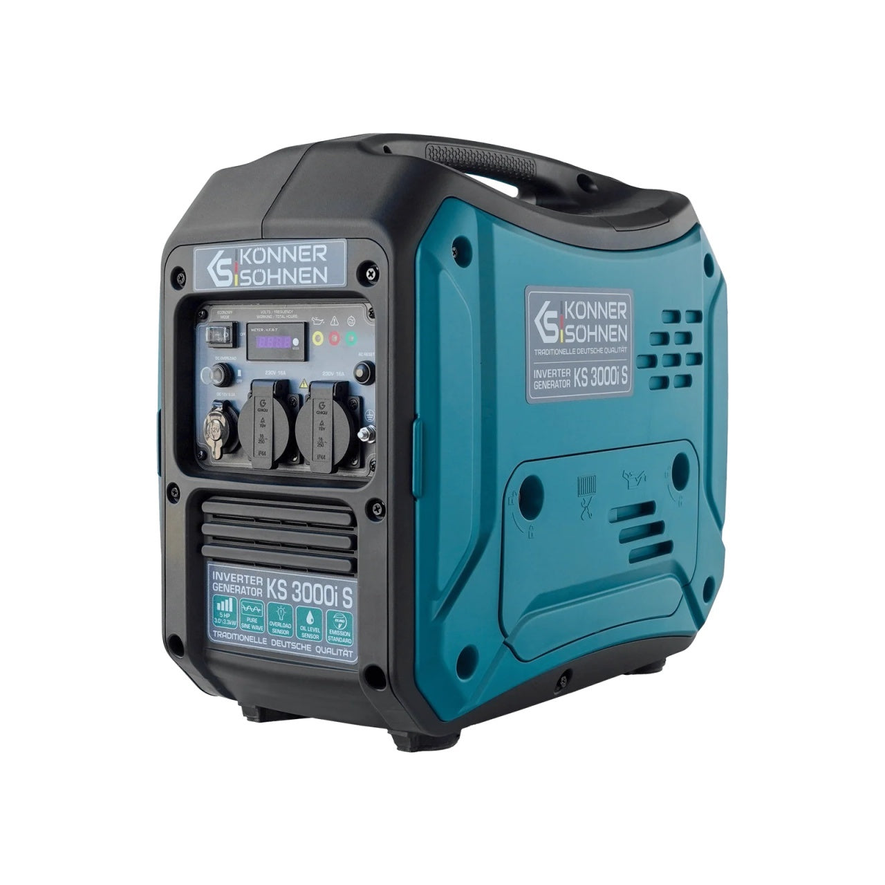Generator de curent 3.3 kW inverter - benzina - Konner & Sohnen - KS-3000iS