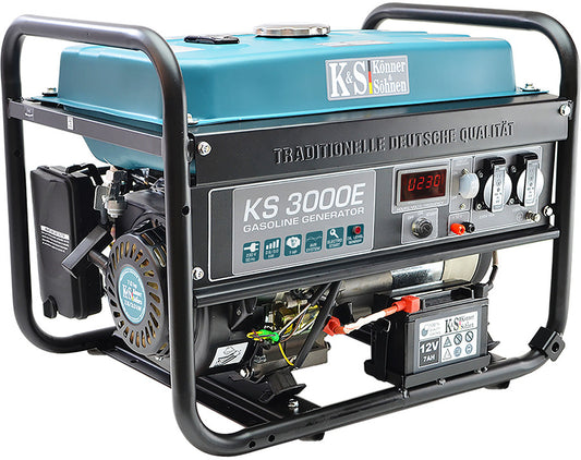 Generator de curent 3 kW benzina PRO - Konner & Sohnen - KS-3000E