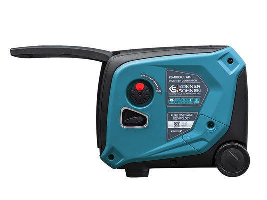 Generator de curent 4 kW inverter - benzina - insonorizat - Konner & Sohnen - KS-4000iE-S-ATS