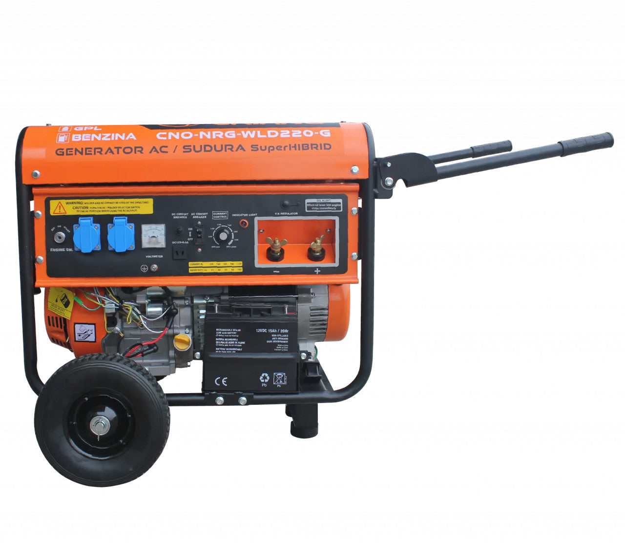 Generator de sudura 220A MMA si curent 5.5kW - CRIANO - CNO-NRG-WLD220G