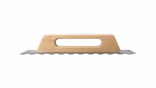 Gletiera dintata cu maner din lemn 48cm, 20mm - RUBI-75962