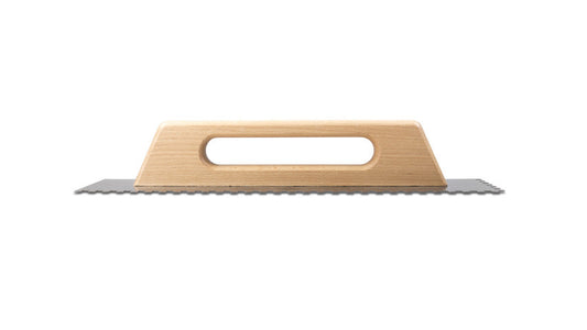 Gletiera dintata cu maner din lemn 48cm, 8mm - RUBI-65959