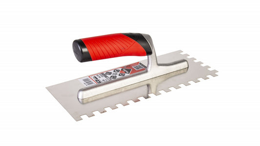 Gletiera dintata cu maner Rubiflex 28cm, 10mm - RUBI-74941