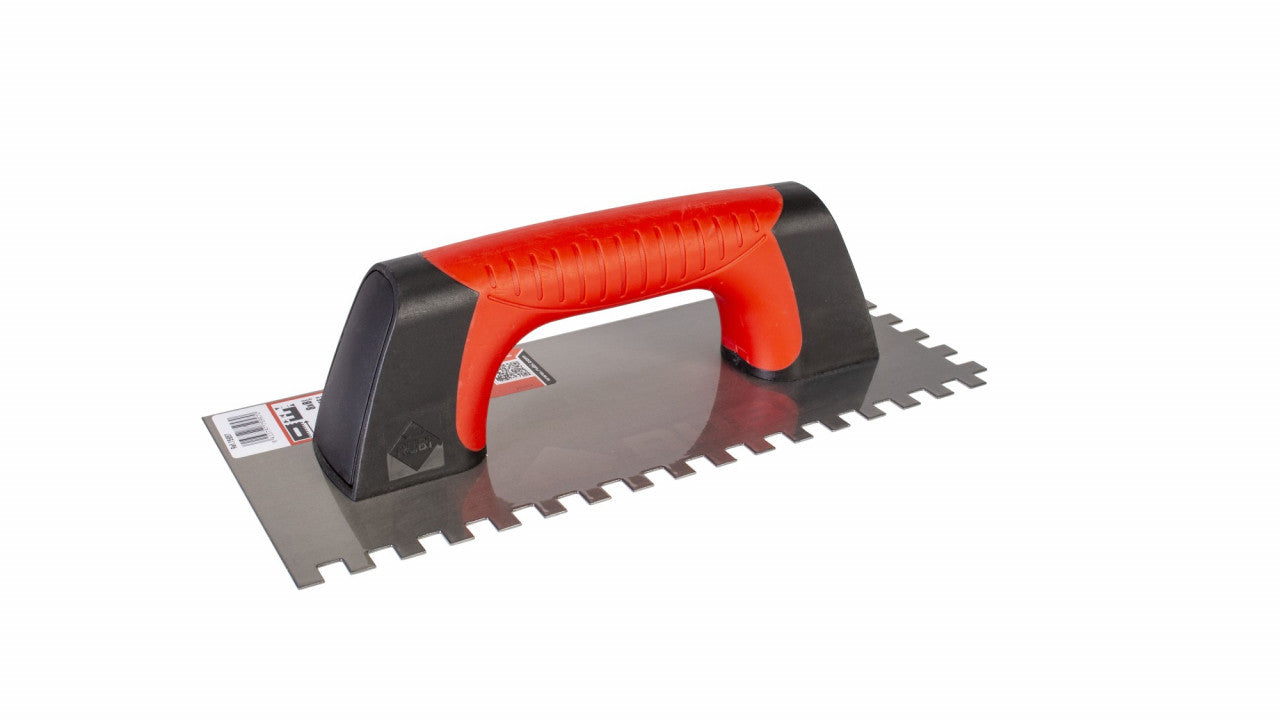 Gletiera dintata cu maner Rubiflex 28cm, 8mm - RUBI-75957