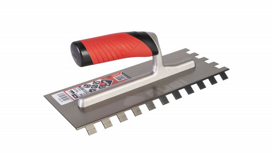 Gletiera dintata MRA 45° cu maner Rubiflex 28cm, 12mm - RUBI-75923