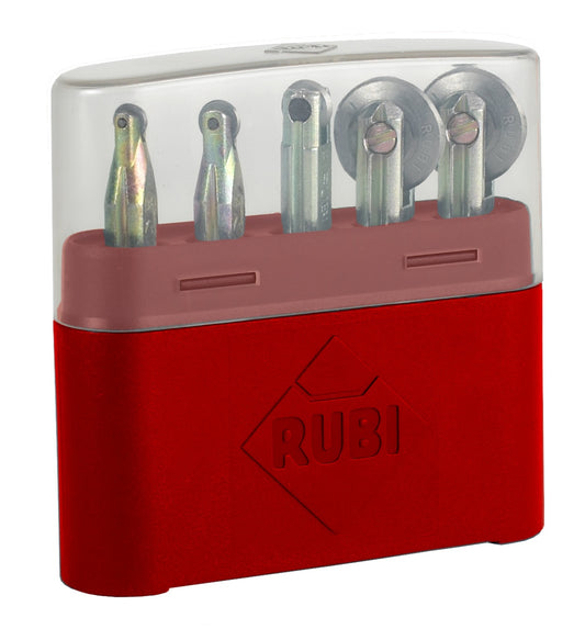 KIT 5 buc. Roata de taiere / marcare in cutie, ∅6-18mm - SILVER - RUBI-1996