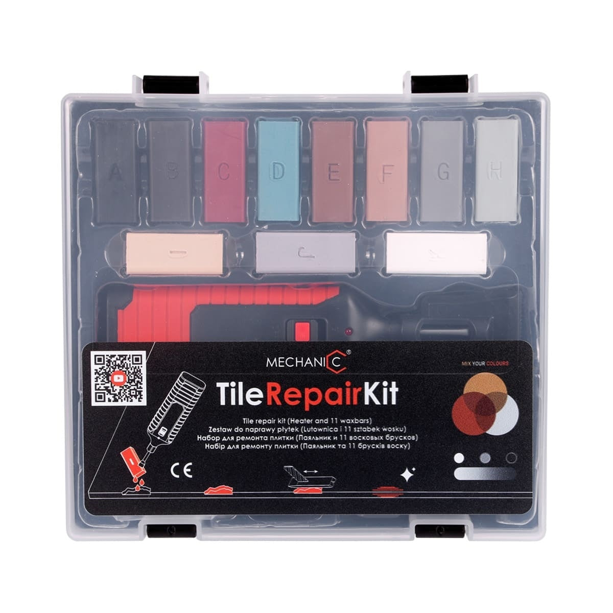 Kit de reparare a placilor ceramice, gresie, faianta TileRepairKit - Distar-89568442018