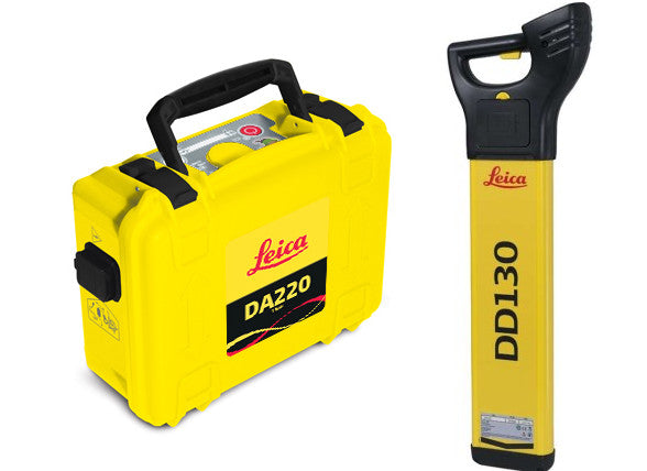 Localizator Utilitati DD130 (50Hz), pachet adancime cu transmitator DA175 (872940+949370+850276) - Leica-6014156