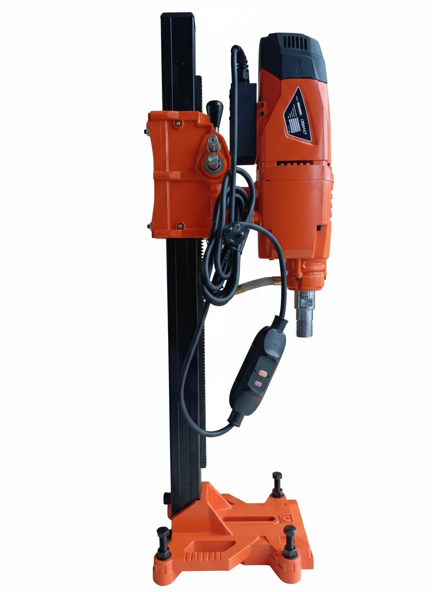 Masina de carotat industriala pt. beton armat si materiale dure Ø300mm, 4.98kW, stand fix inclus - CNO-CK-D300E