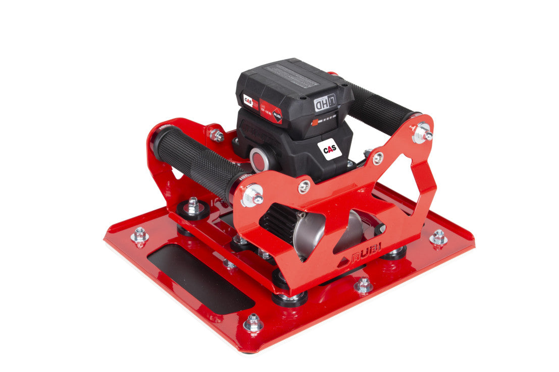 Masina de vibrat si nivelat placi, TRILLER cu acumulator CAS LIHD 12V 4AH - RUBI-10971