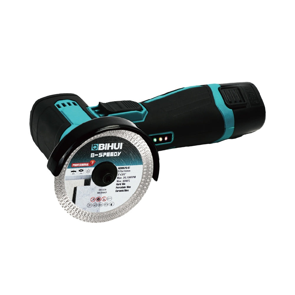 Mini-Polizor unghiular cu acumulator, 76mm (fara disc) - BIHUI-AGMN76