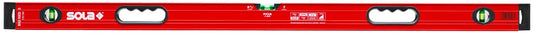 Nivelă cu bula ( Boloboc ) cu profil tubular, 150cm Big RED 3 150 - Sola-01219501