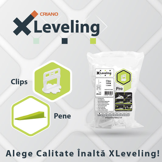 Pene Reutilizabile pt. Clipsuri Autonivelare Xleveling - 50 buc - XLEV-SP50