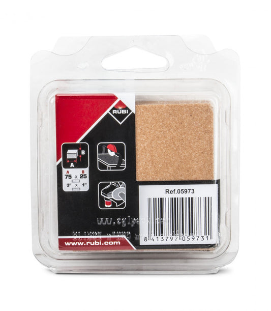 Piatra abraziva pt. curatare discuri diamantate 75x75x25(mm), 280g - RUBI-5973
