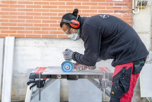 Polizor unghiular TECH ENERGY CAS (fara acumulator si incarcator inclus), diam. 125mm - RUBI-52949