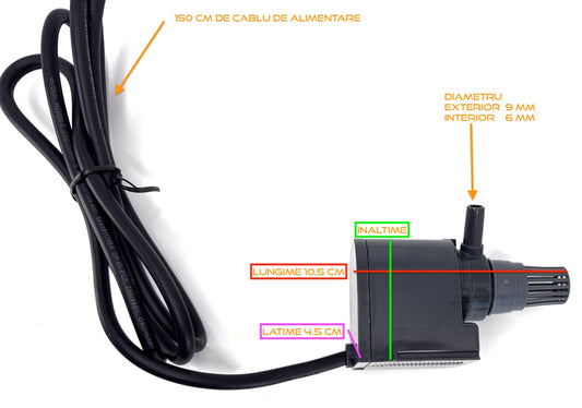 Pompa de apa submersibila pt. masinile de taiat cu disc max. 250mm- CNO-POMP250