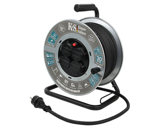 Prelungitor cu tambur / Rola 30m Cablu - KS-CRM-30M