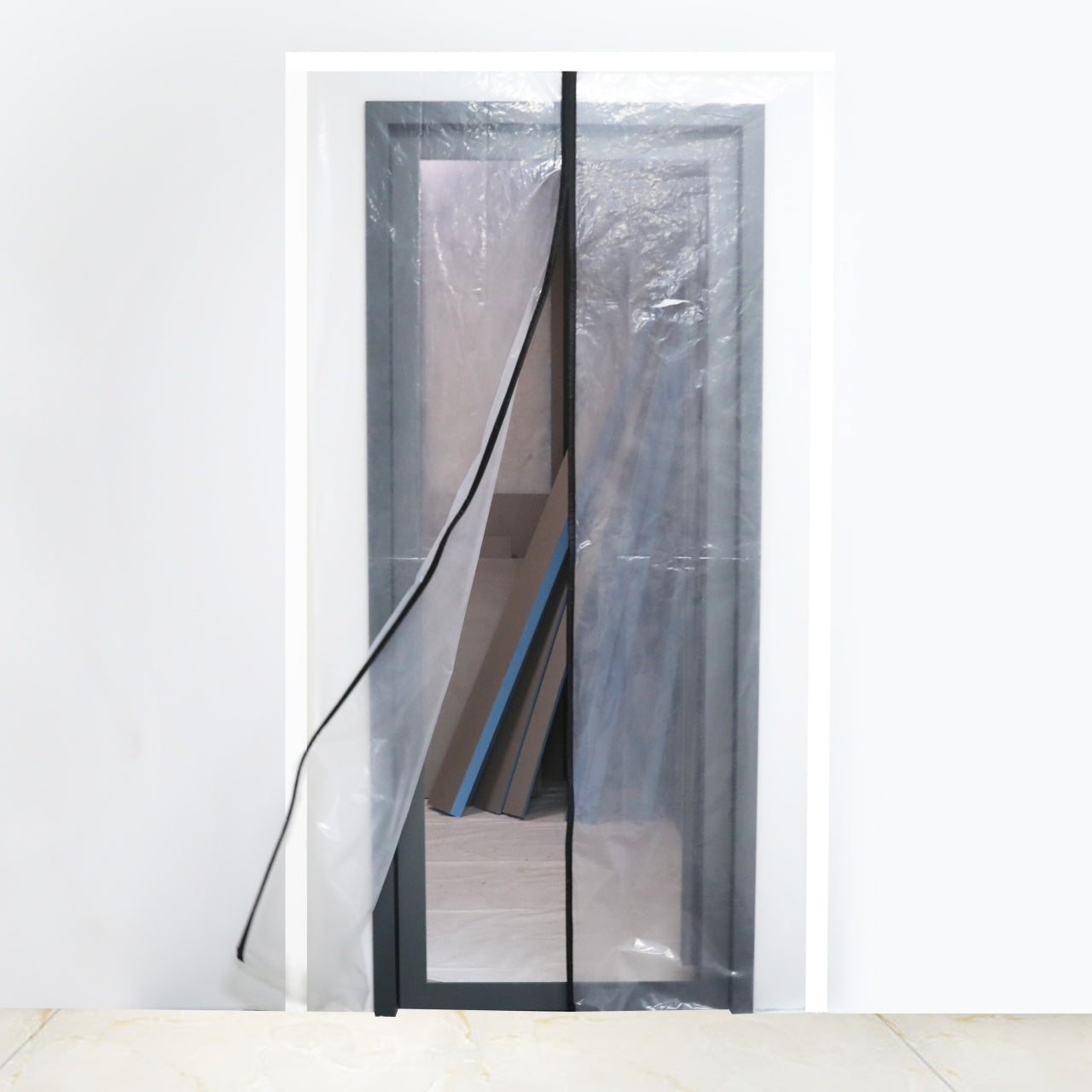 Protectie anti-praf usa, prindere magnetică 220x120cm - BIHUI-DCSDDM